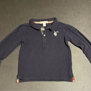 Burberry Dark Blue Kids Polo Shirt